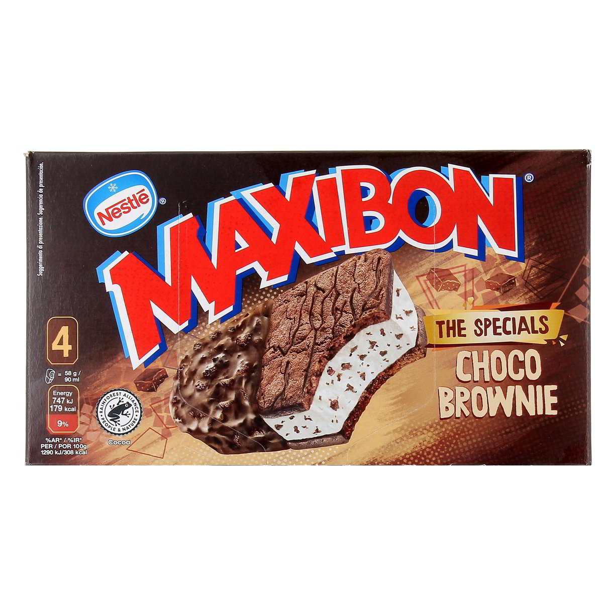 Nestle MAXIBON THE SPECIALS CHOCO BROWNIE x4 240 g