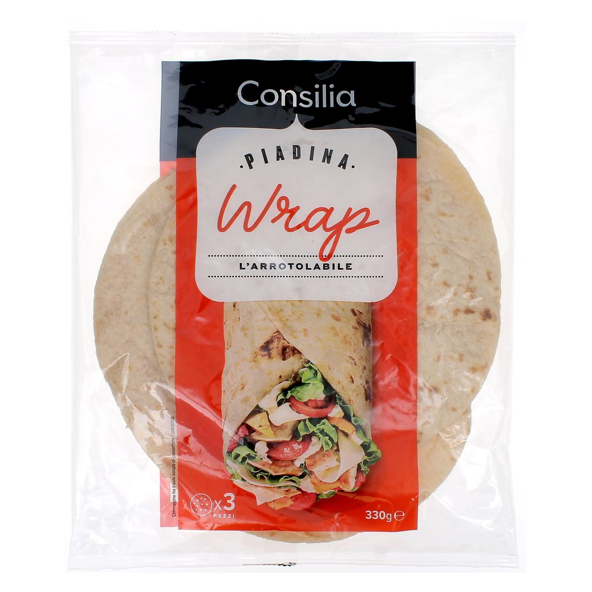 Consilia PIADINA WRAP L'ARROTOLABILE x3 330 g