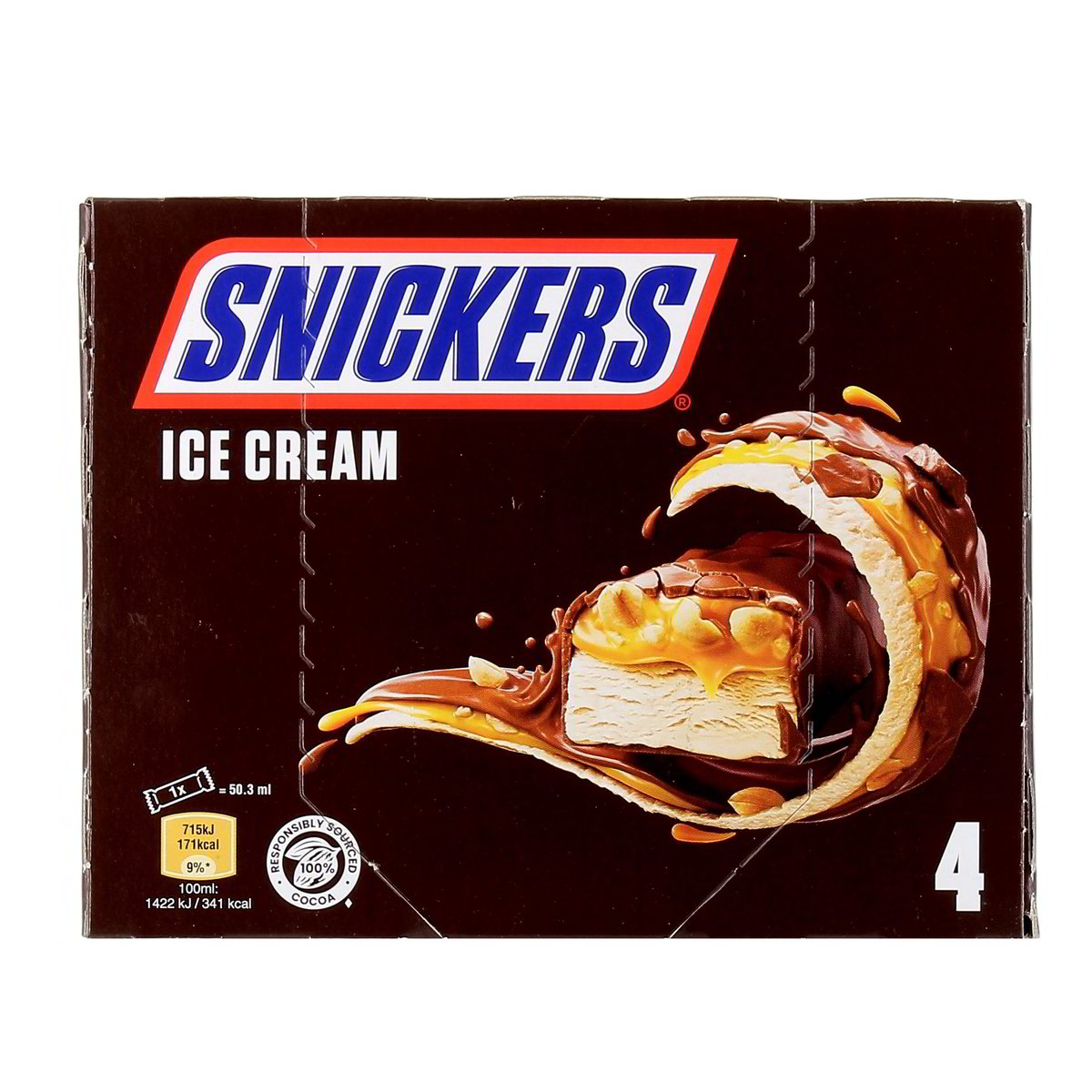 Snickers ICE CREAN x4 182,4 g