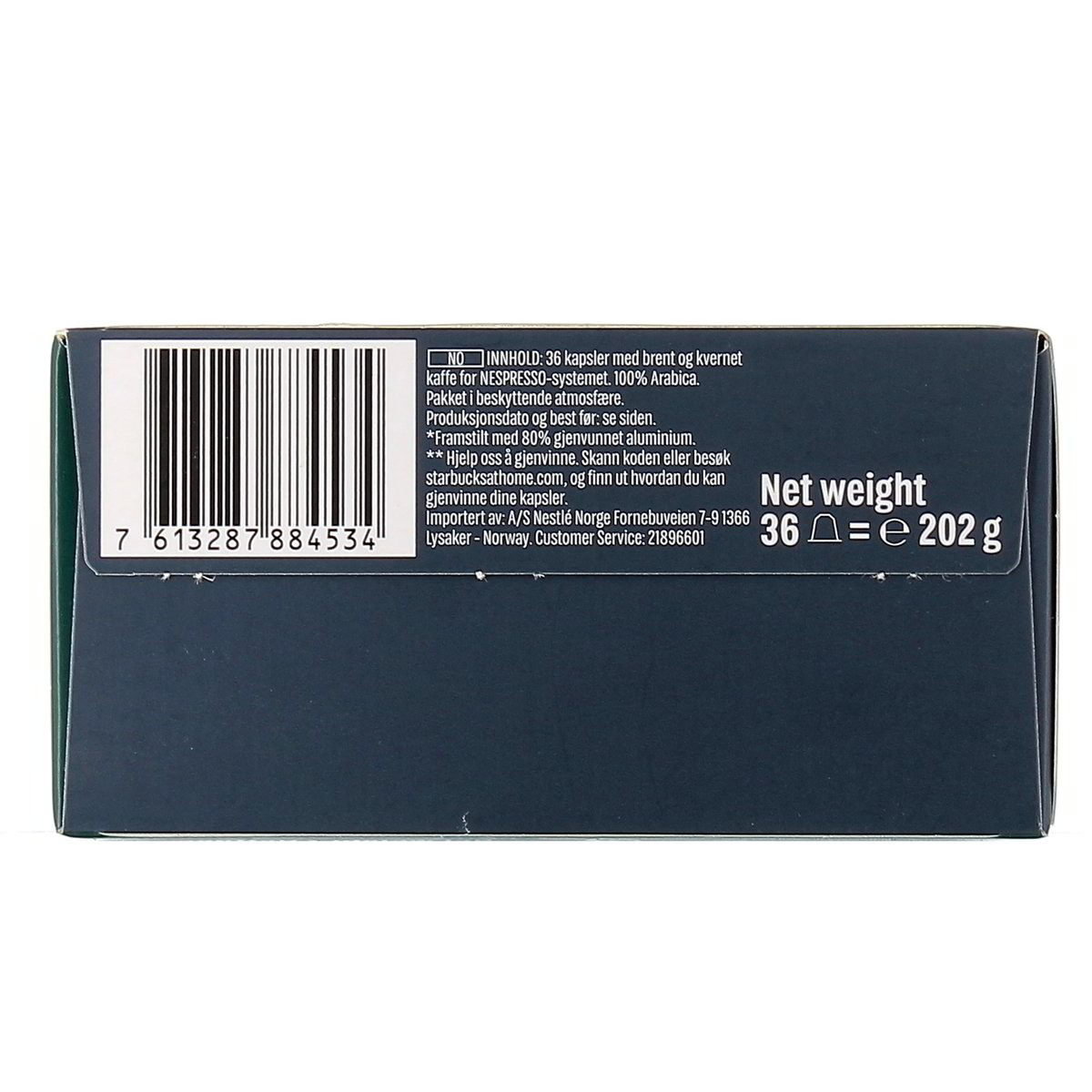 Starbucks Espresso Roast Intensity 11 36 pezzi - 202 g totali — immagine 3