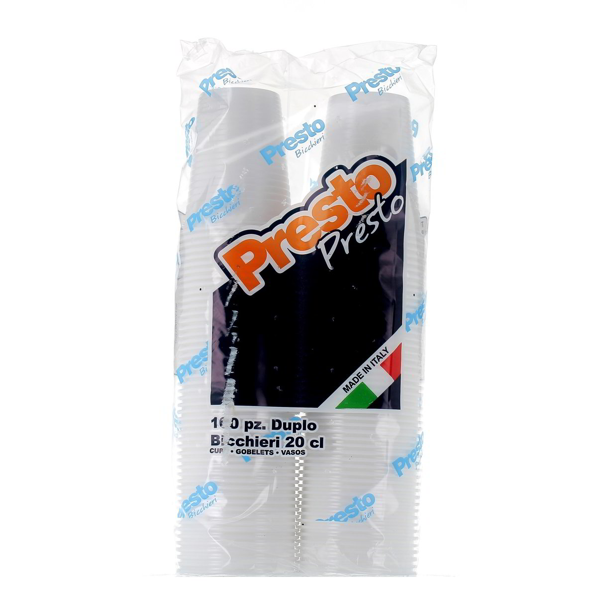 Presto BICCHIERI 200cc 100 pezzi