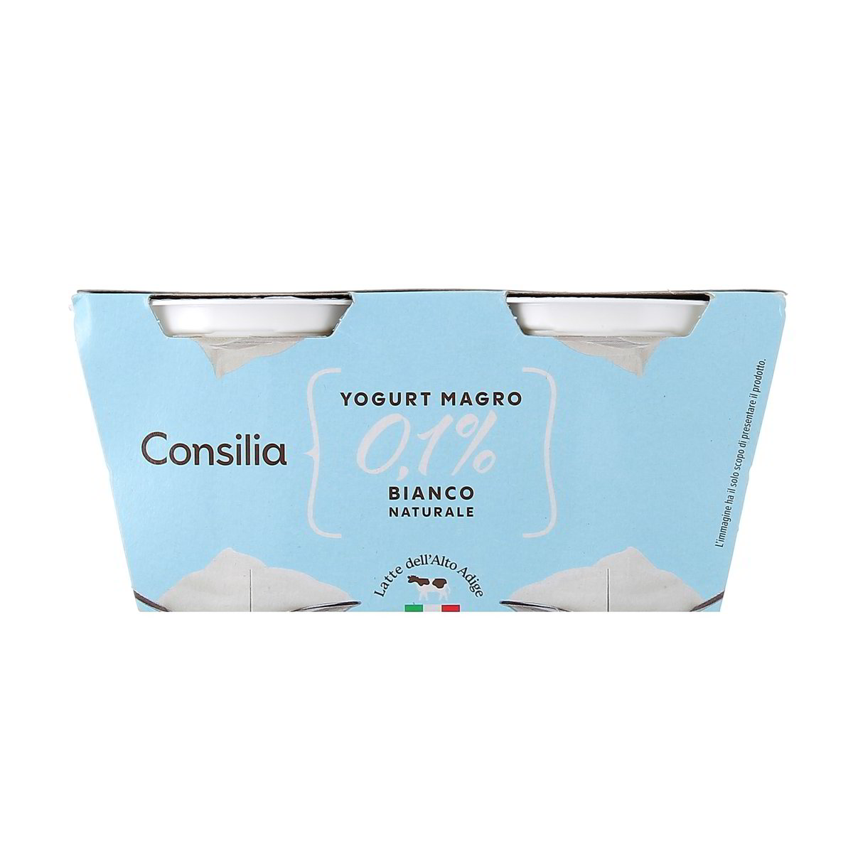 Consilia Yogurt Magro Bianco Naturale 0,1% Grassi 2x125 g