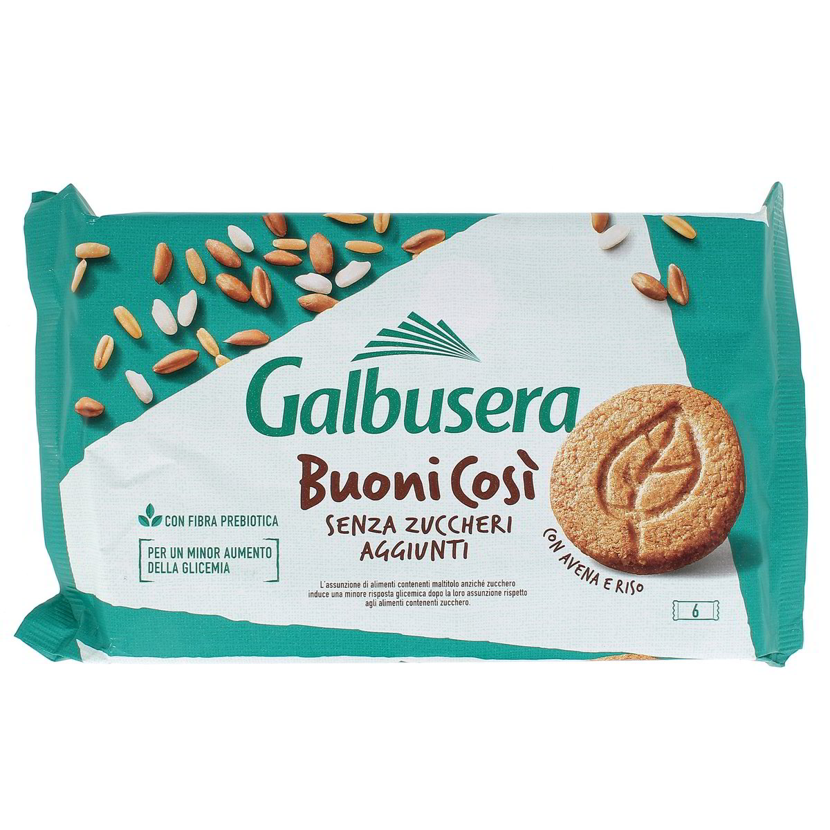 Galbusera BUONI COSÍ CON AVENA E RISO x6 300 g