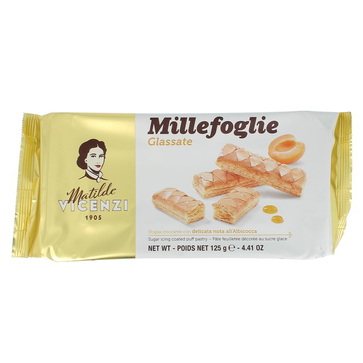 Matilde Vicenzi Millefoglie Glassate All'albicocca 125 g