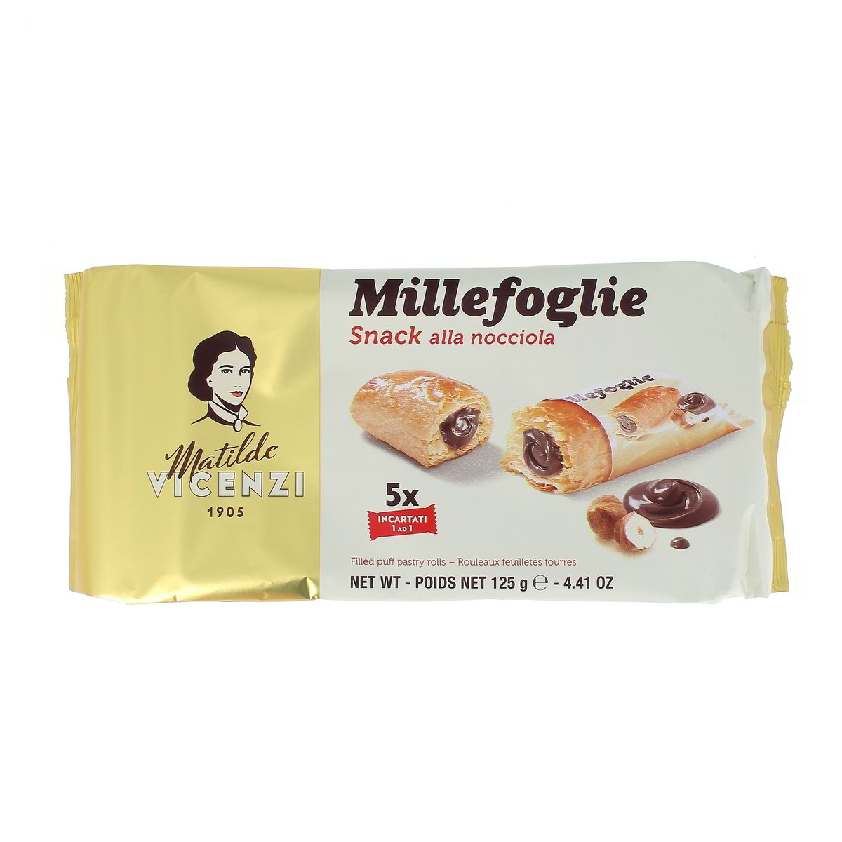 Matilde Vicenzi Millefoglie Snack Alla Nocciola 125 g