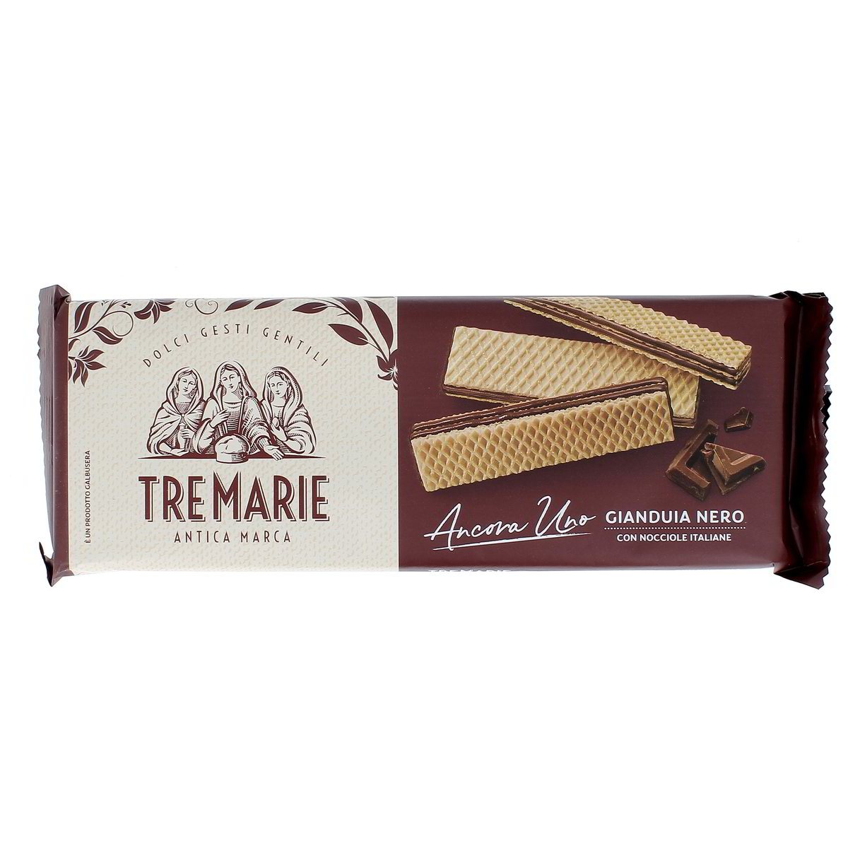 TRE Marie Ancora Uno Wafer Gianduia Nero 175 g