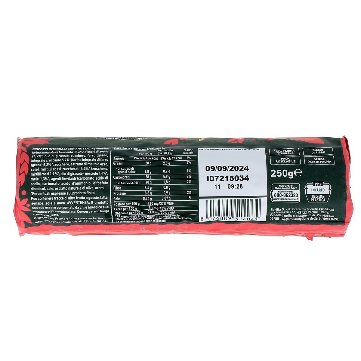Gran Cereale Frutta 250 g — immagine 3