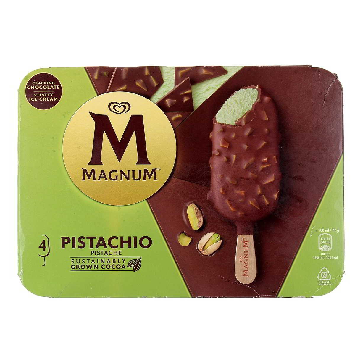 Algida MAGNUM PISTACCHIO x4 308 g