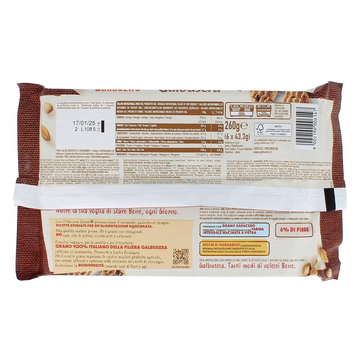 Galbusera Gran Saraceno 260 g — immagine 3