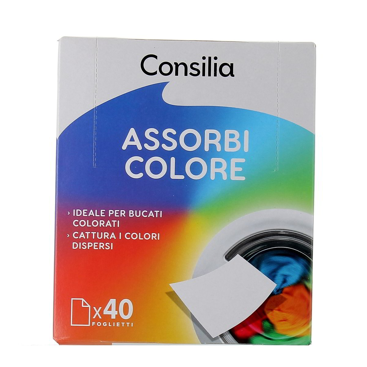 Consilia Fogli Assorbi Colore 40 pezzi