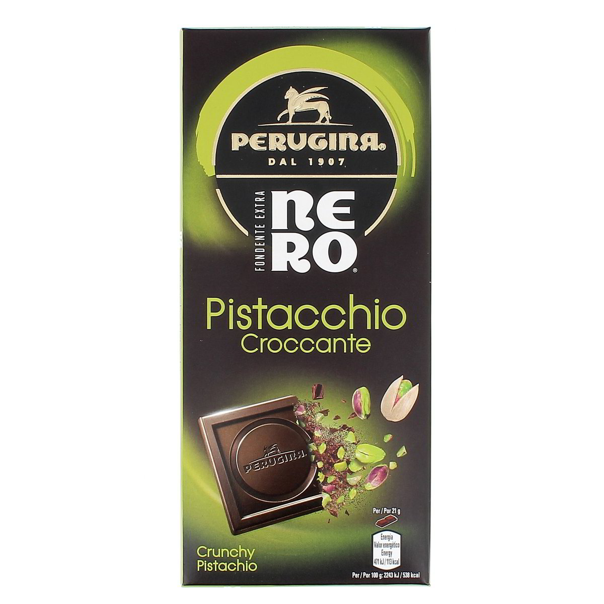 Perugina Nero Fondente Extra Pistacchio Tavoletta Cioccolato 85 g