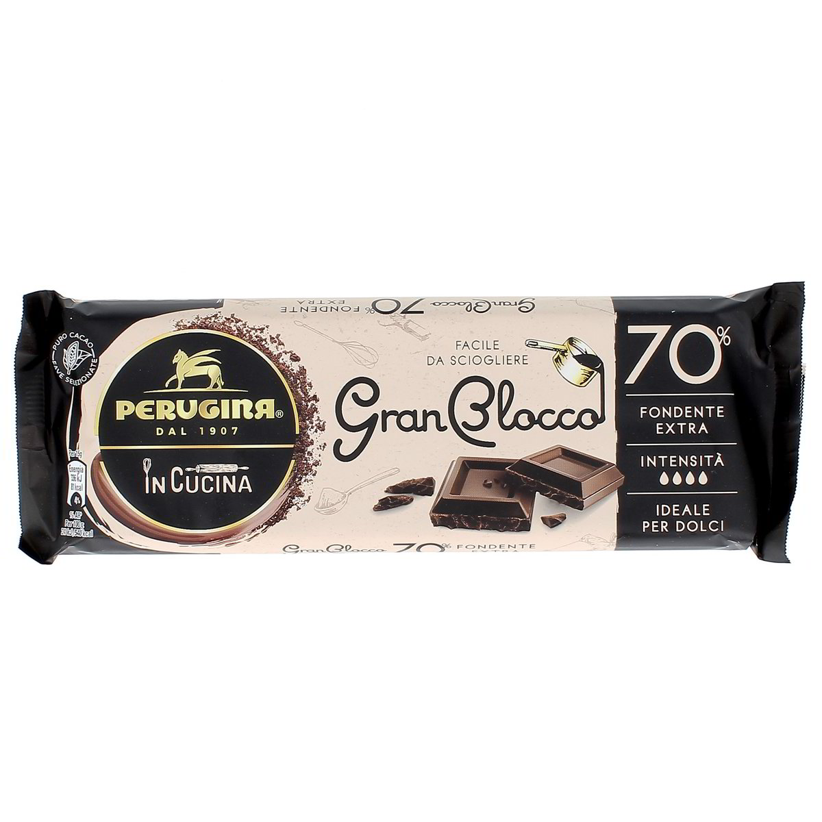 Perugina Granblocco Tavoletta Cioccolato Fondente Extra 70% 150 g