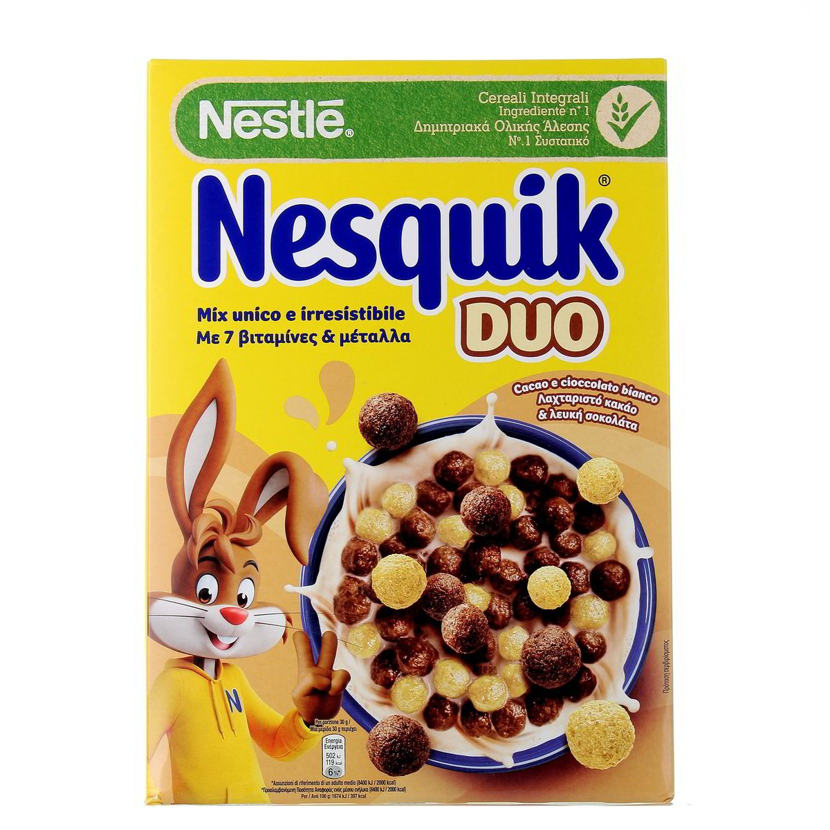 Nesquik Duo Palline Di Cereali Con Cacao E Cioccolato Bianco 325 g