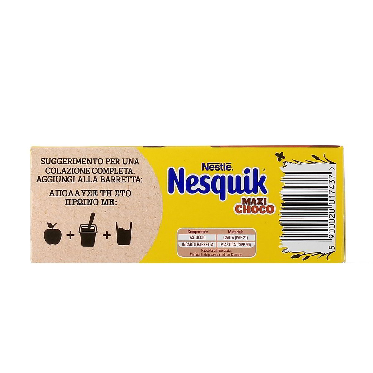 Nesquik Maxi Choco Barrette Di Cereali Integrali 6 pezzi da 25 g — immagine 3