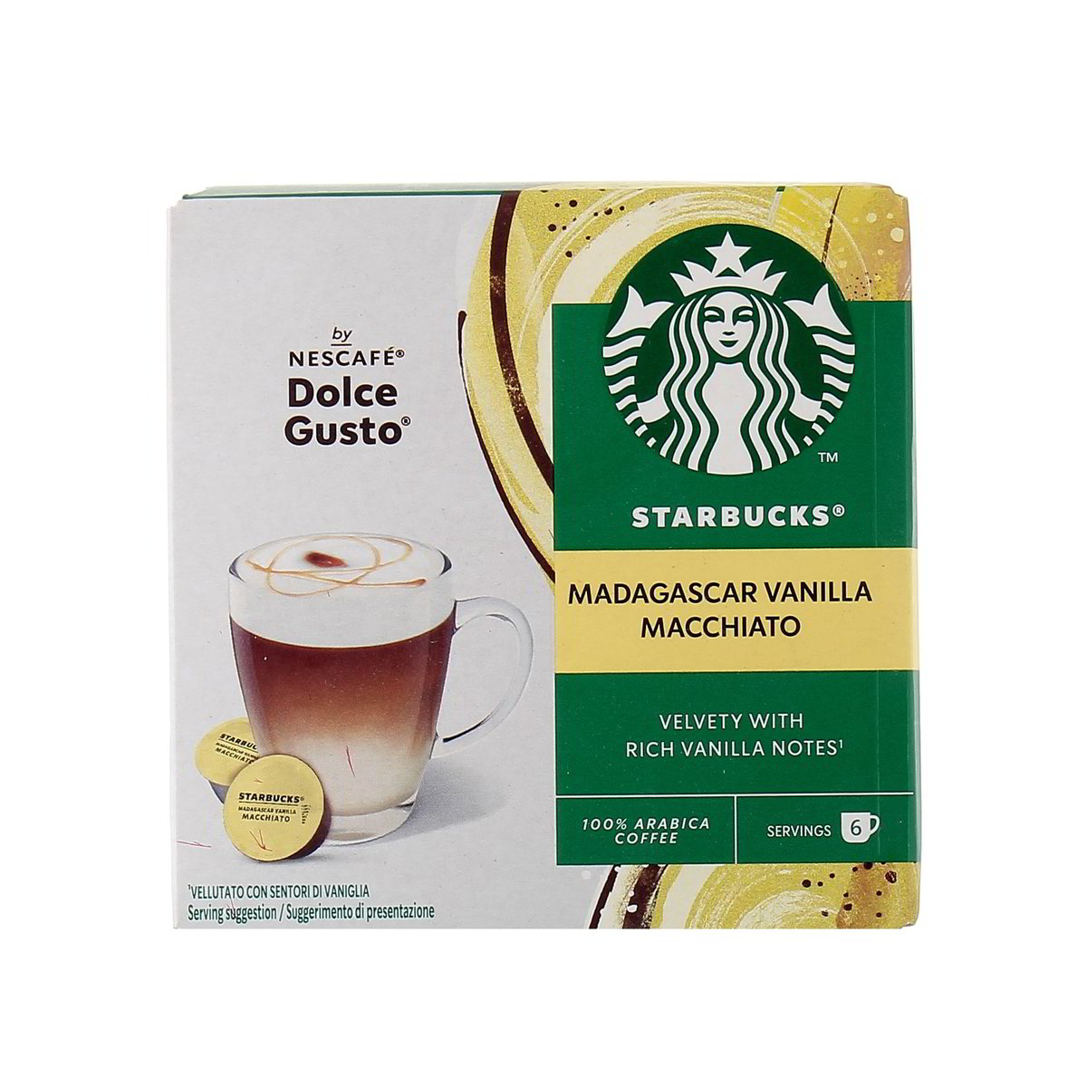 Starbucks Vanilla Macchiato By Nescafe' Dolce Gusto Latte E Caffe 12 pezzi