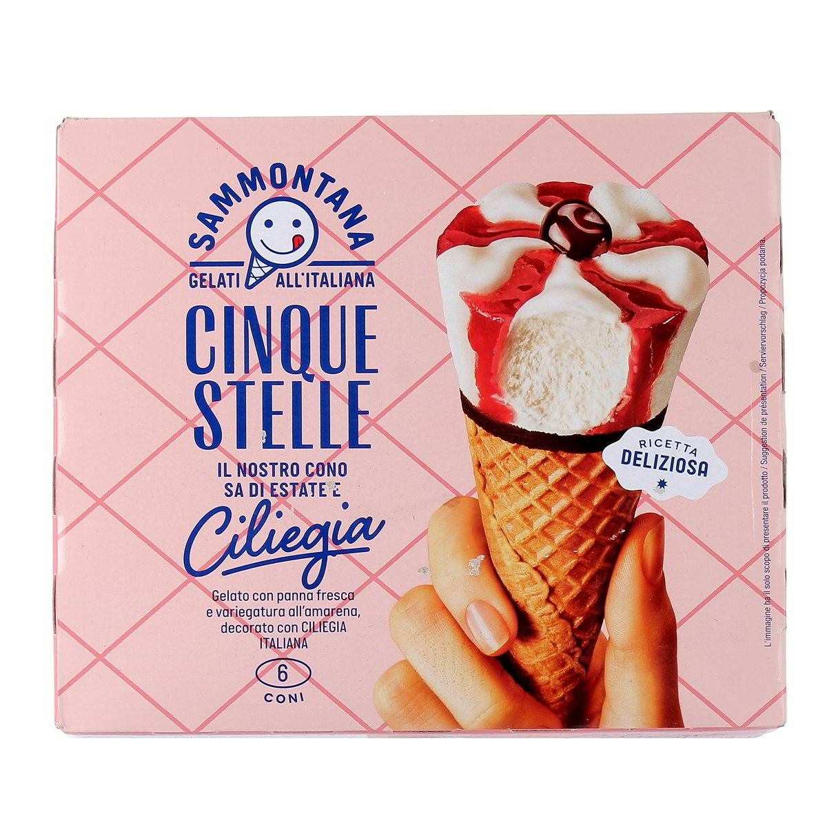 Sammontana CINQUE STELLE CILIEGIA x6 360 g