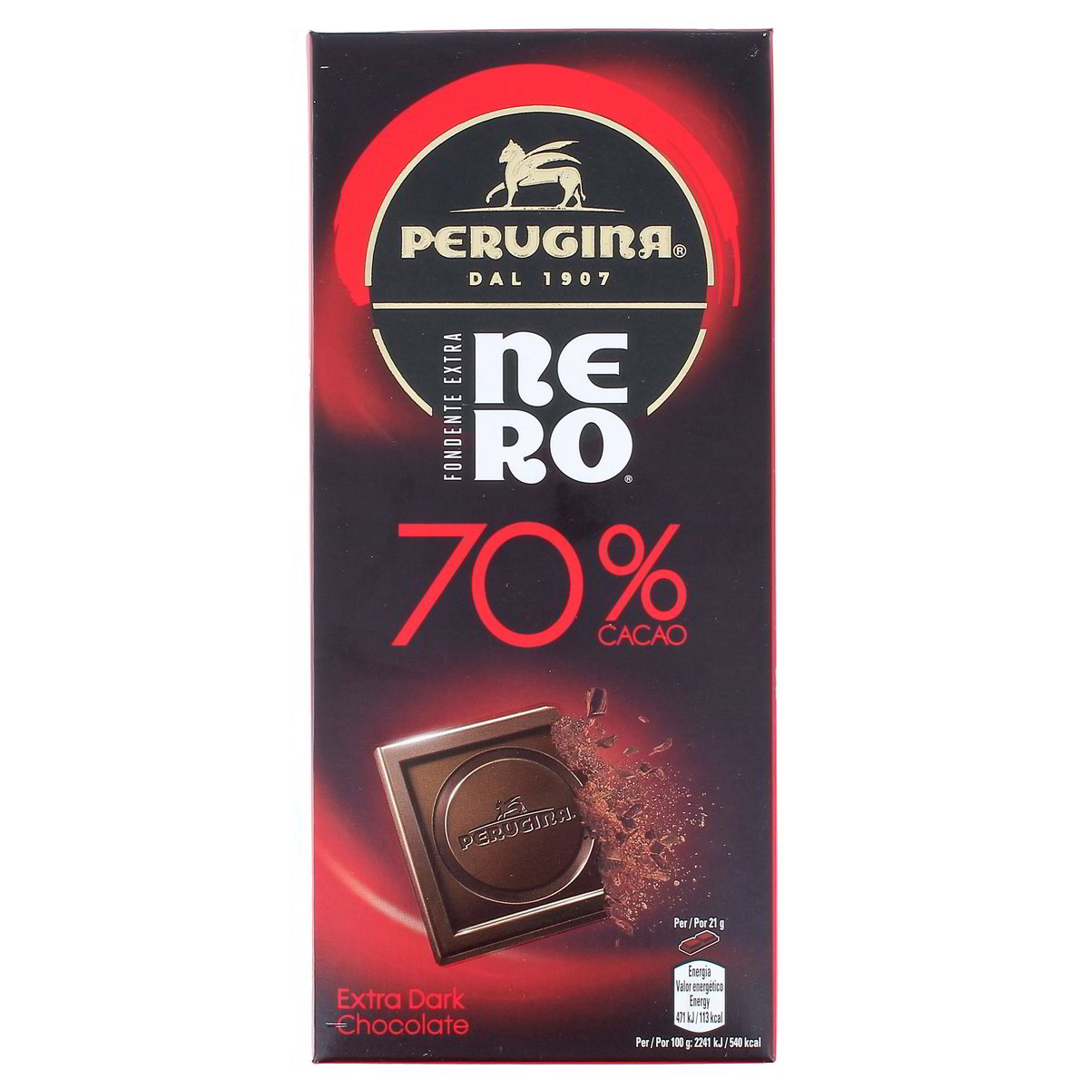Perugina Nero Fondente Extra 70% Tavoletta Cioccolato 85 g