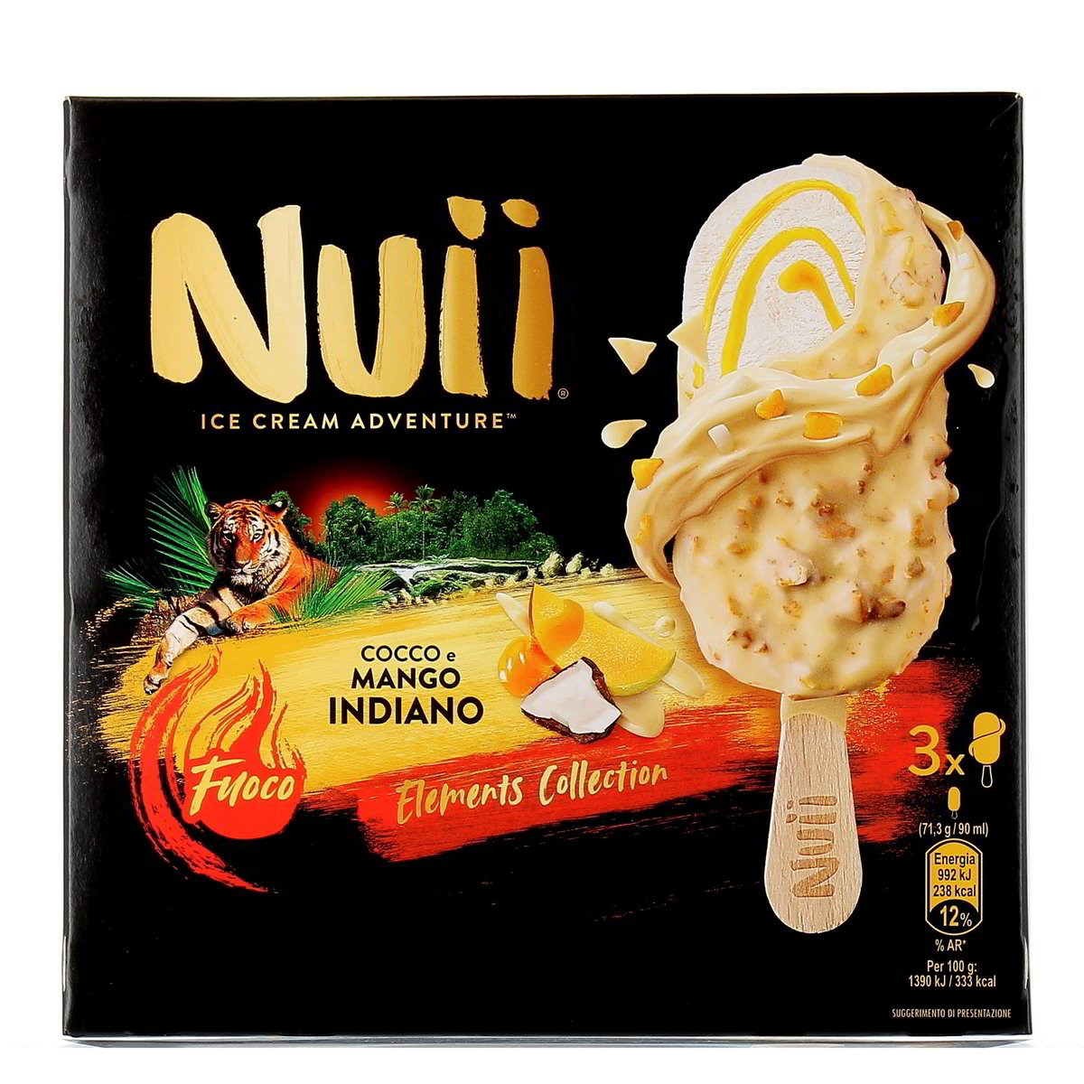 Nuii FUOCO COCCO E MANGO INDIANO x3 214 g