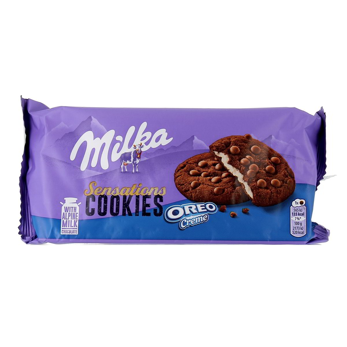 Milka Cookies Sensation Con Oreo Cream 156 g