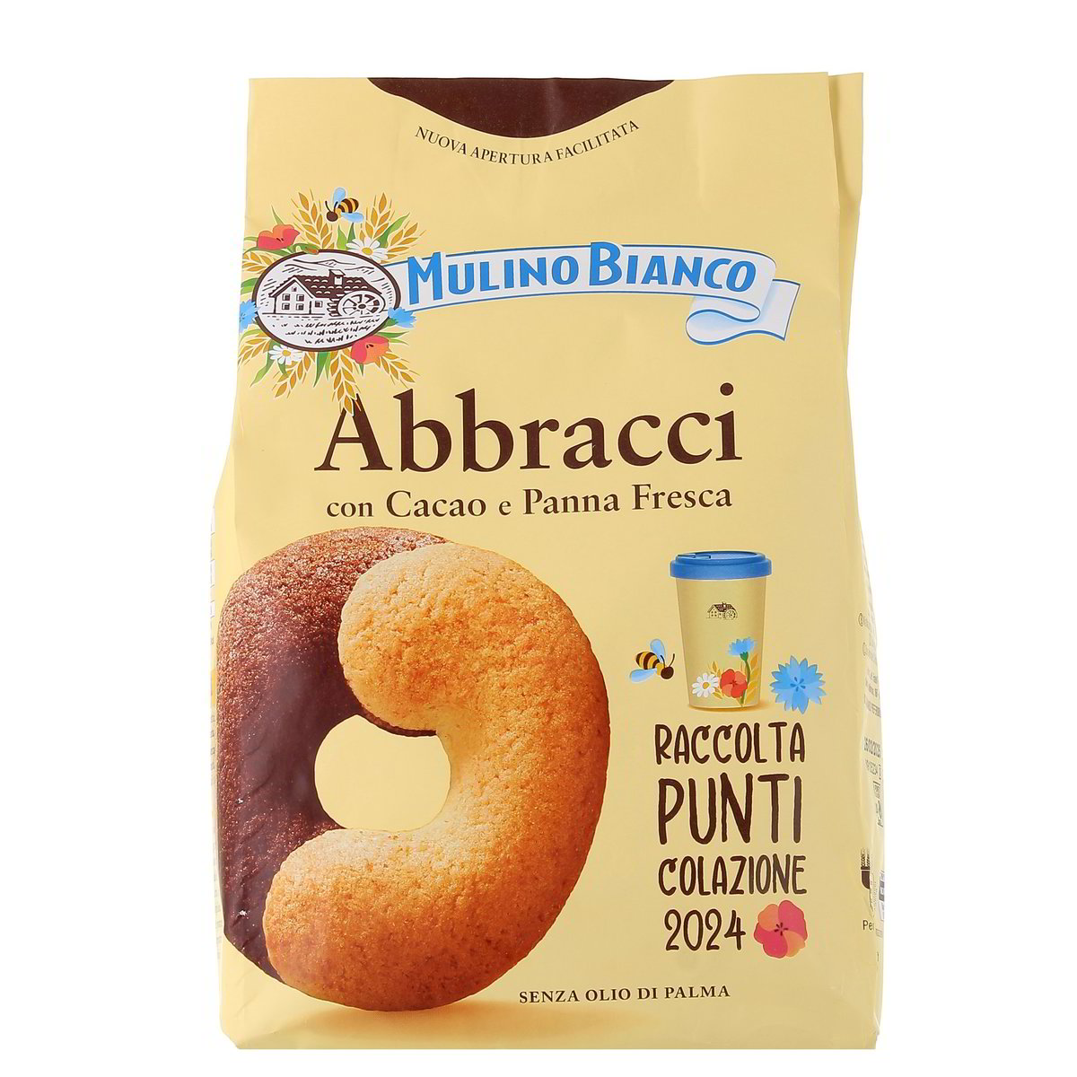 Mulino Bianco Abbracci Con Cacao E Panna Fresca 350 g