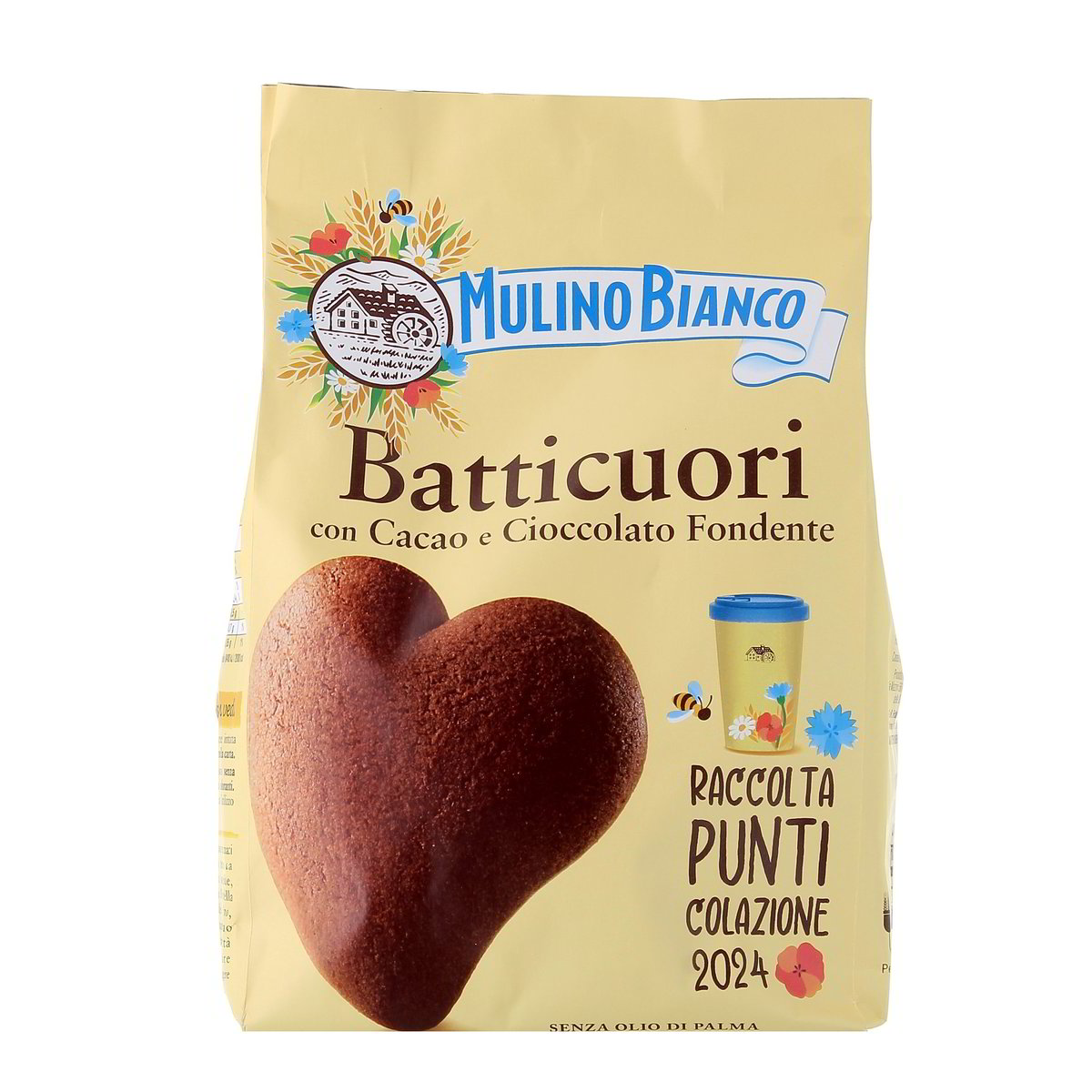 Mulino Bianco Batticuori Con Cacao E Cioccolato 350 g