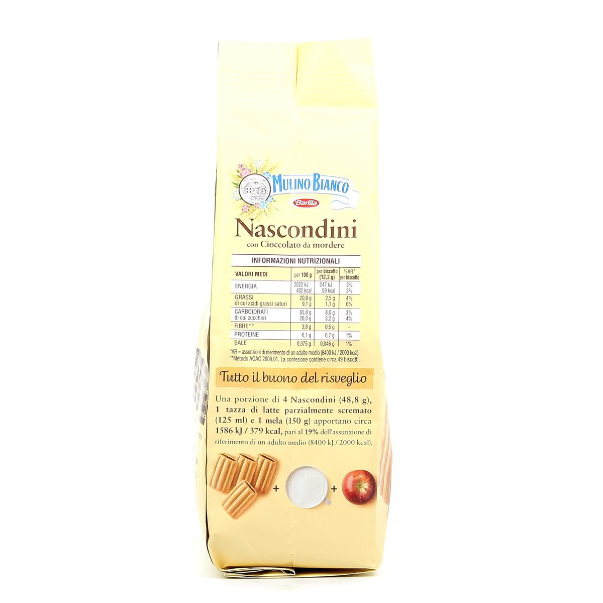 Mulino Bianco Nascondini Con Cioccolato Da Mordere 600 g — immagine 3