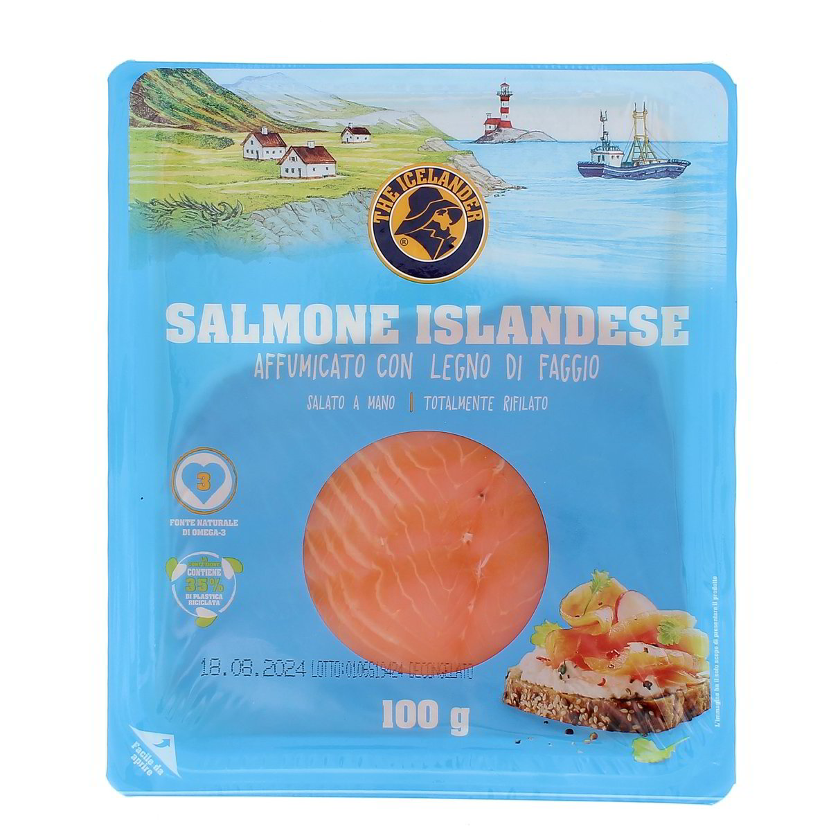 THE Icelander Salmone Affumicato Islandese 100 g