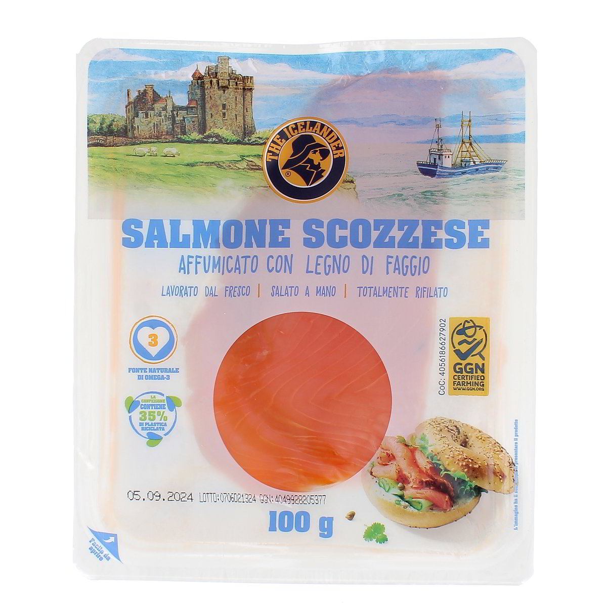 THE Icelander Salmone Affumicato Scozzese 100 g