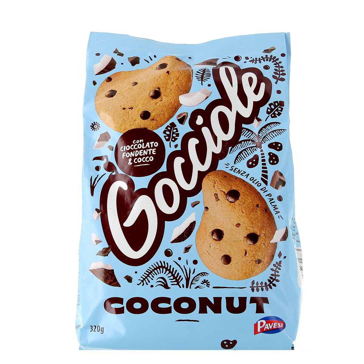 Pavesi Gocciole Coconut Con Cioccolato Fondente E Cocco 320 g