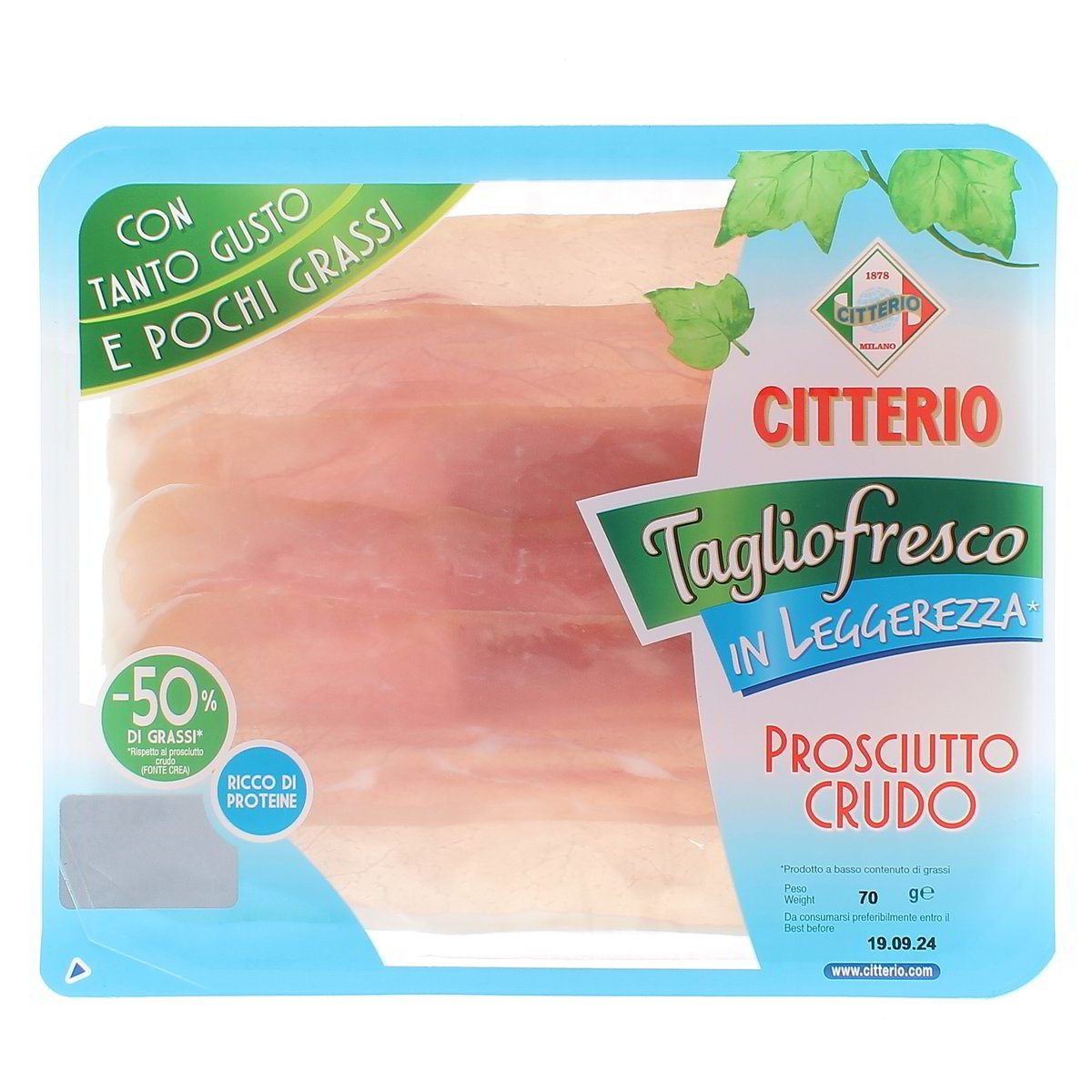 Citterio Prosciutto Crudo Taglio Fresco 70 g