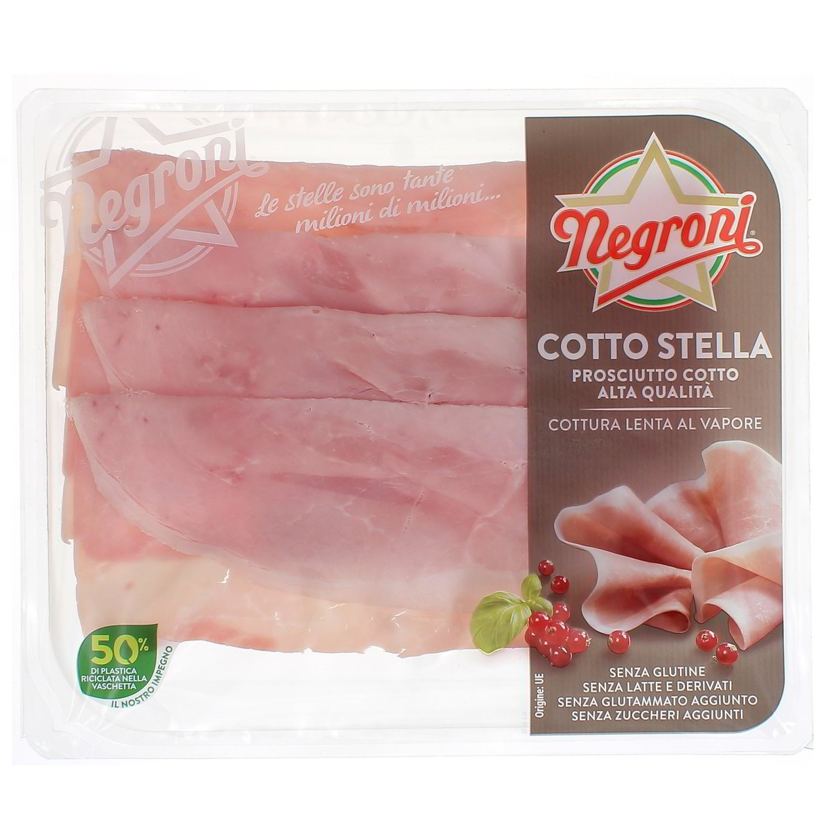 Negroni Cotto Stella Prosciutto Cotto 110 g