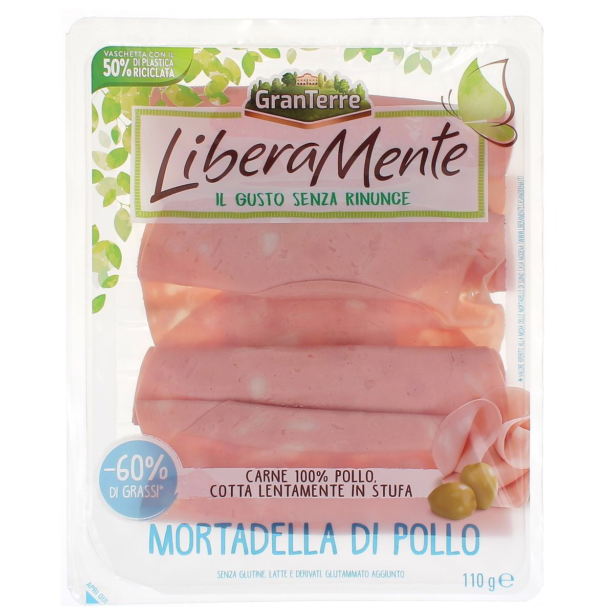 Granterre Mortadella Di Pollo Libera Mente 110 g