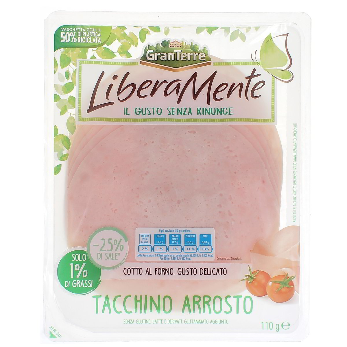 Granterre Tacchino Arrosto Libera Mente 110 g
