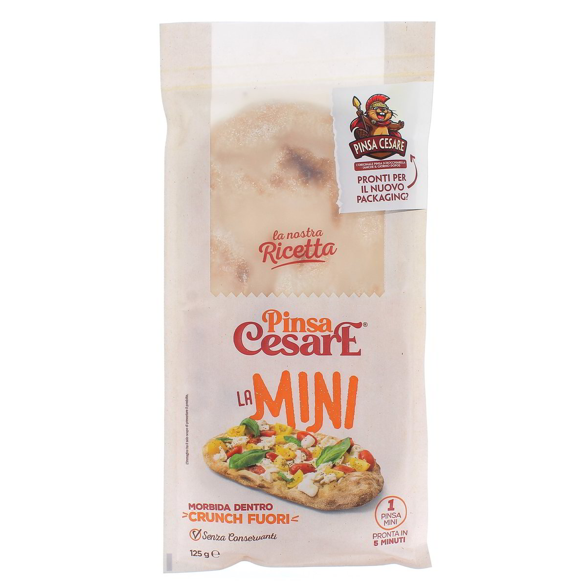 Cesare Mini Pinsa 125 g Conservare in frigorifero