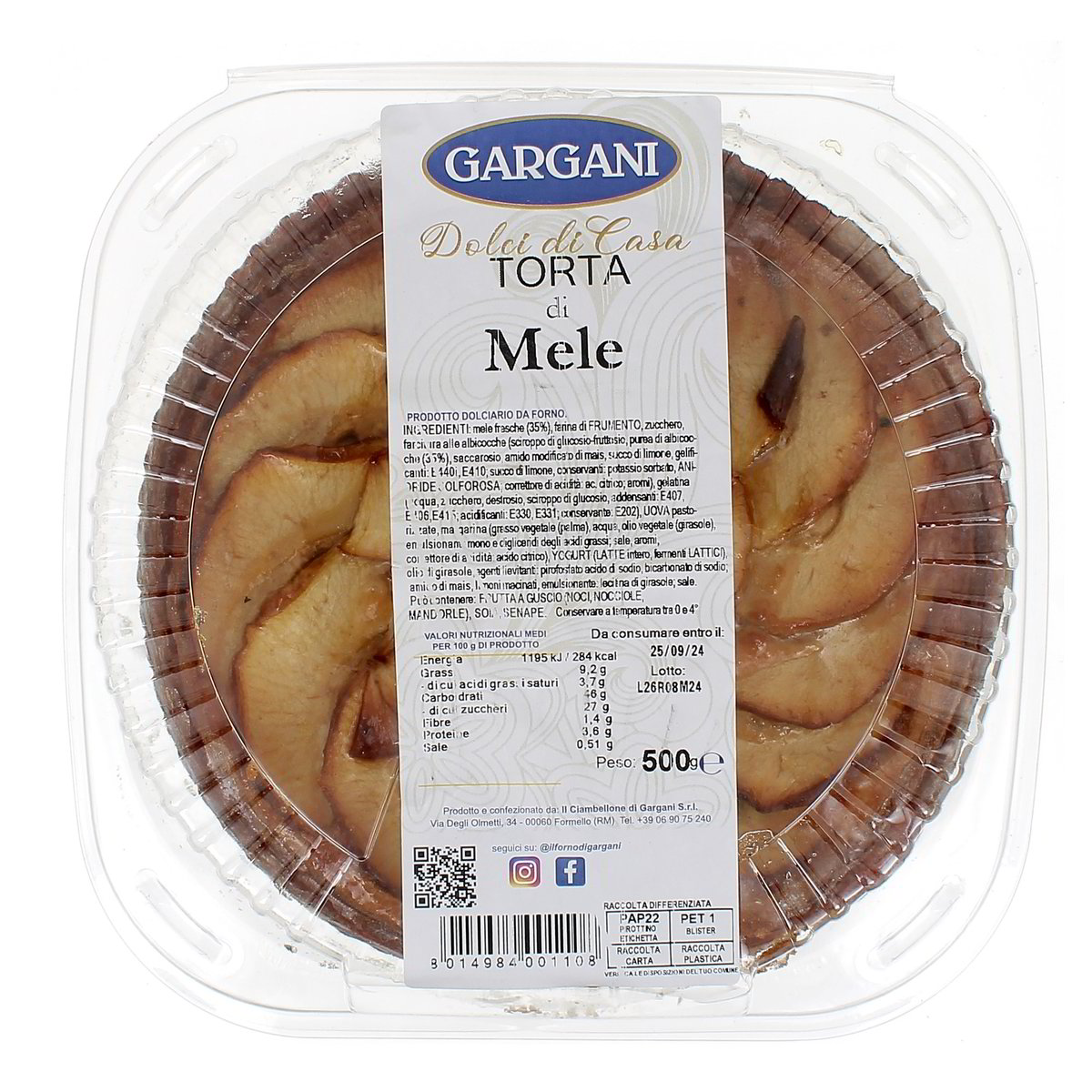 Gargani Torta Di Mele 500 g
