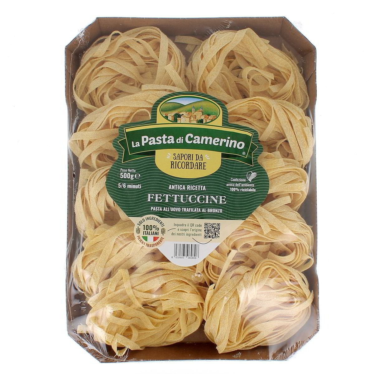Pasta di Camerino Fettuccine All'uovo Trafilate Al Bronzo 500 g