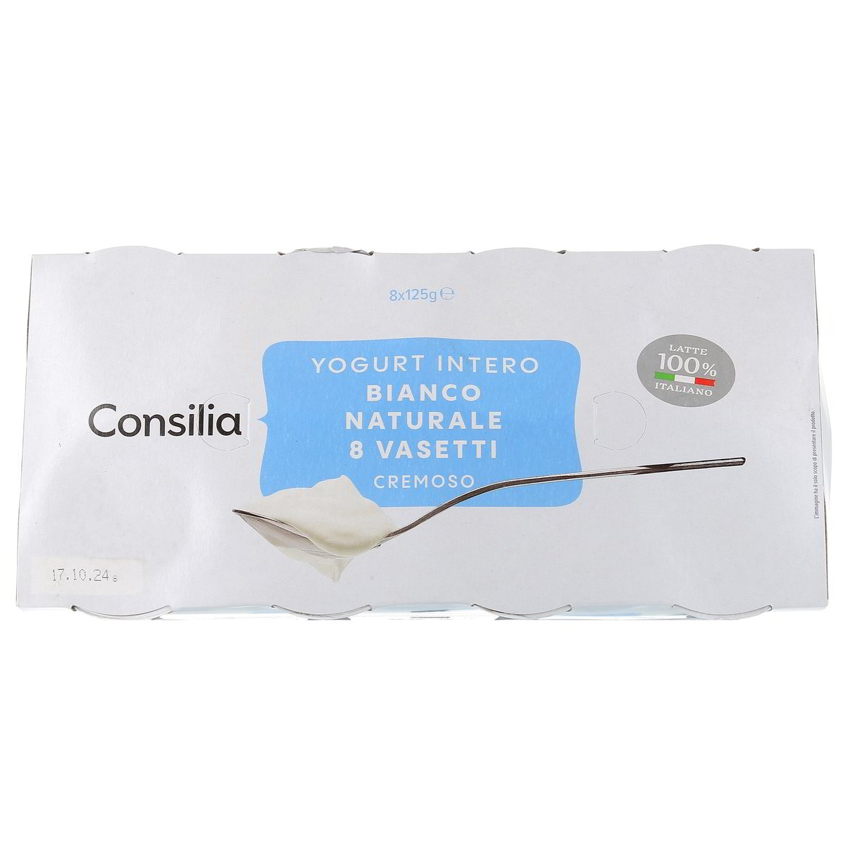 Consilia Yogurt Intero Bianco Naturale 8x125 g
