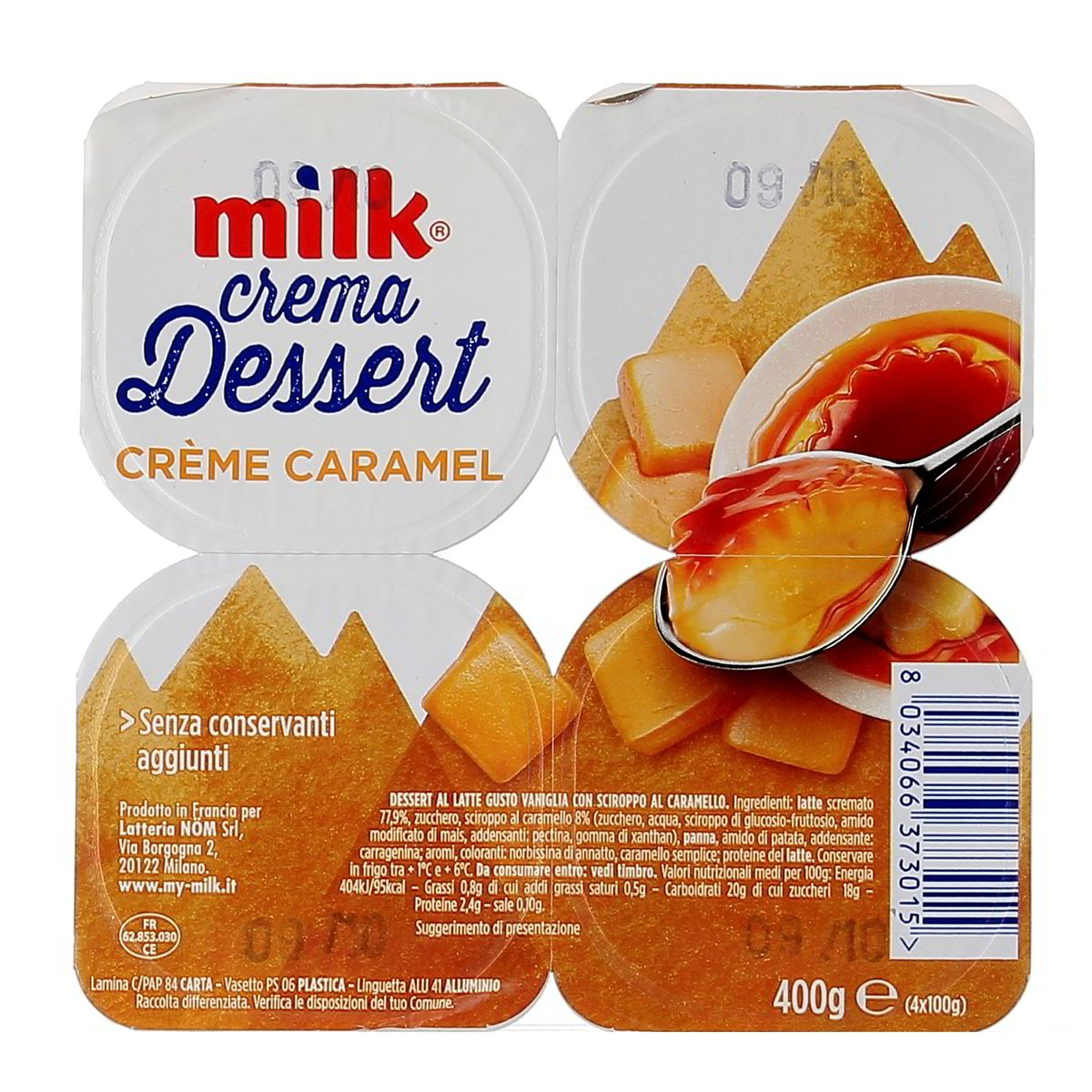 Milk Creme Caramel 4x100 g