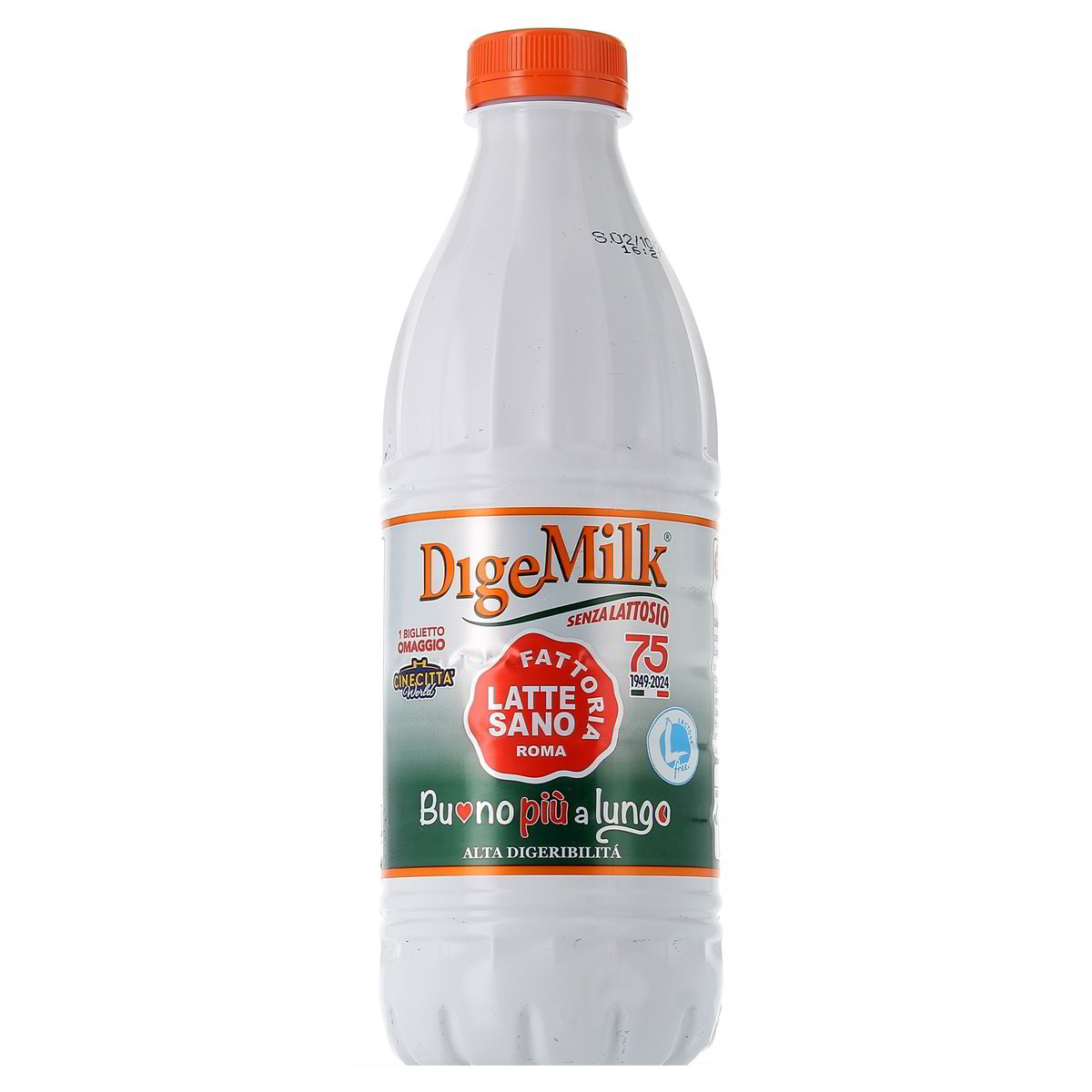 Fattoria Latte Sano Digemilk "Buono Piu' A Lungo" Senza Lattosio 1 l Conservare in frigorifero - durata maggiore rispetto al latte fresco