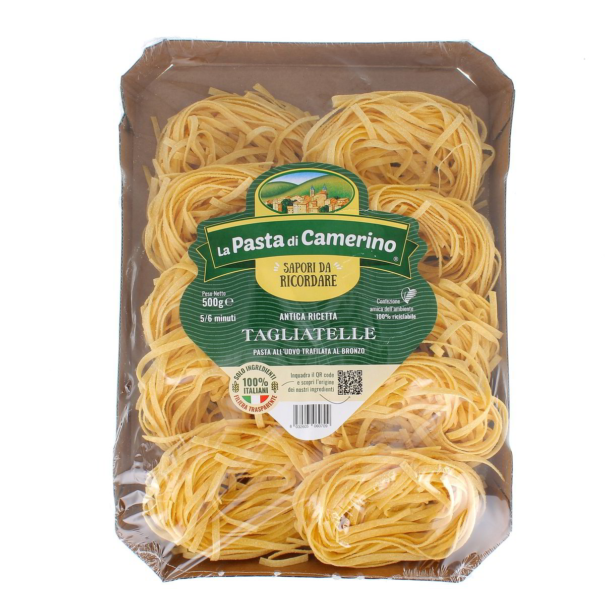 Pasta di Camerino Tagliatelle All'uovo Trafilate Al Bronzo 500 g