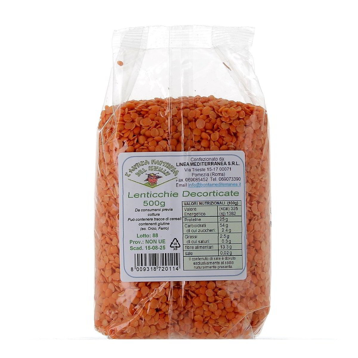 L'Antica Fattoria del Grillo Lenticchie Decorticate 500 g