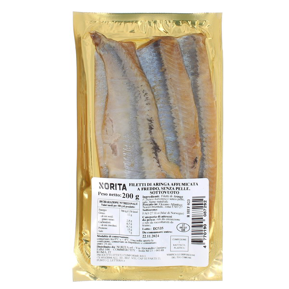 Norita Filetti Di Aringhe Affumicate 200 g