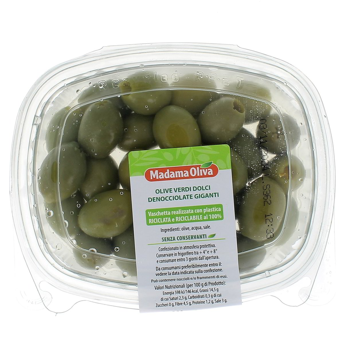 Madama Oliva Olive Verdi Dolci Danocciolate Giganti (Halkidiki) 200 g