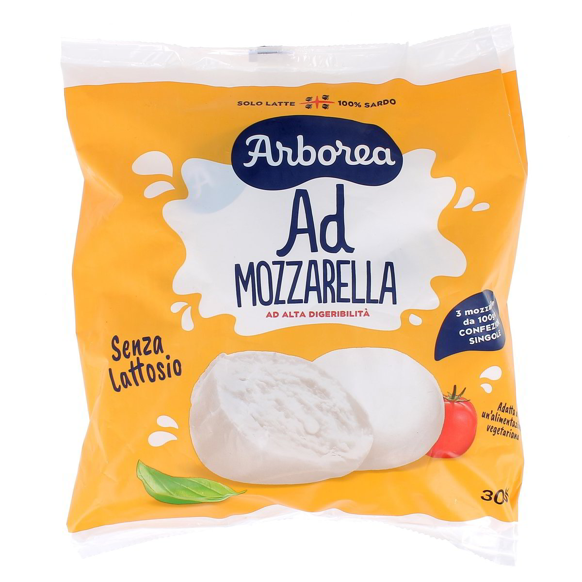 Arborea Ad Mozzarella Senza Lattosio 3x100 g