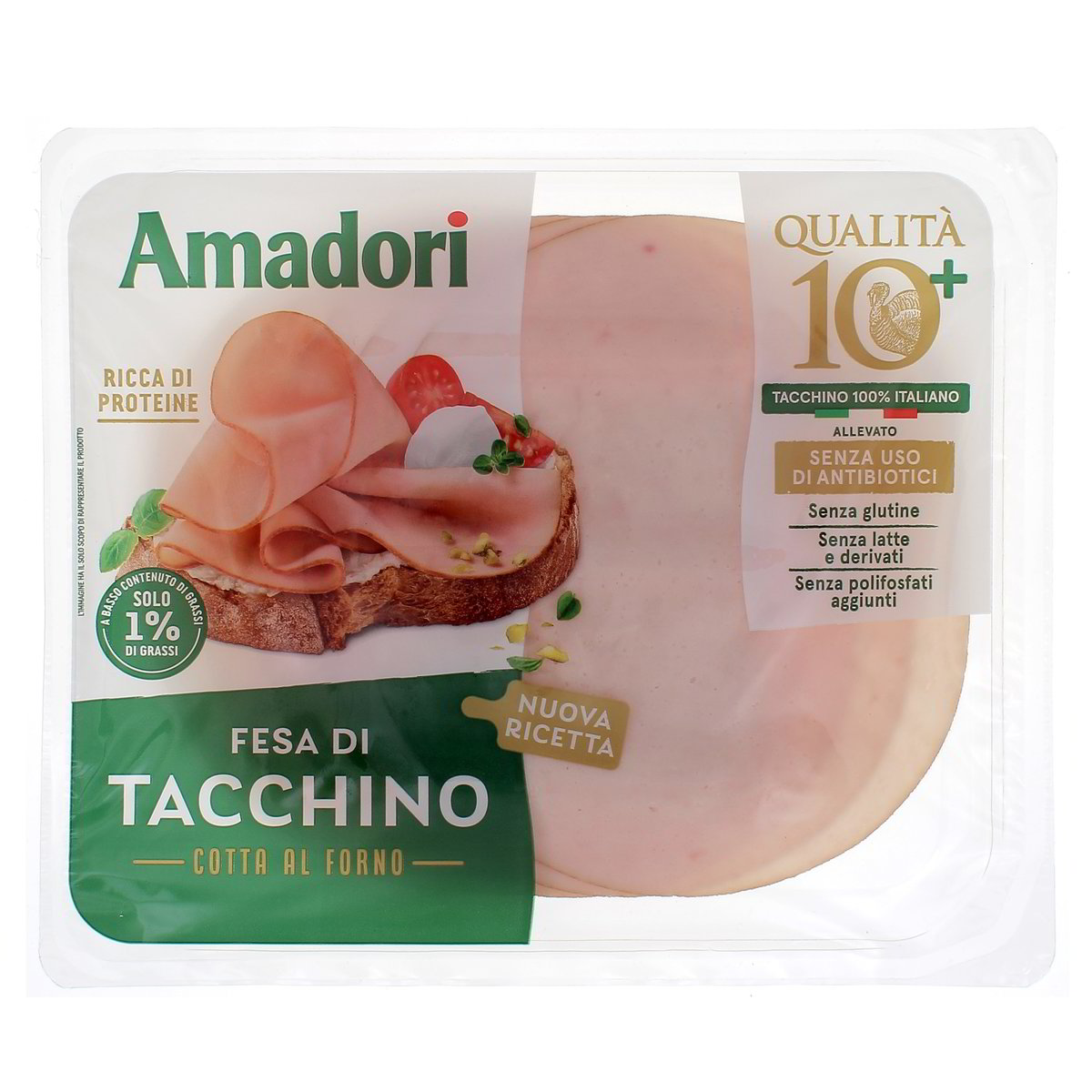 Amadori Fesa Di Tacchino Cotta Al Forno 100 g