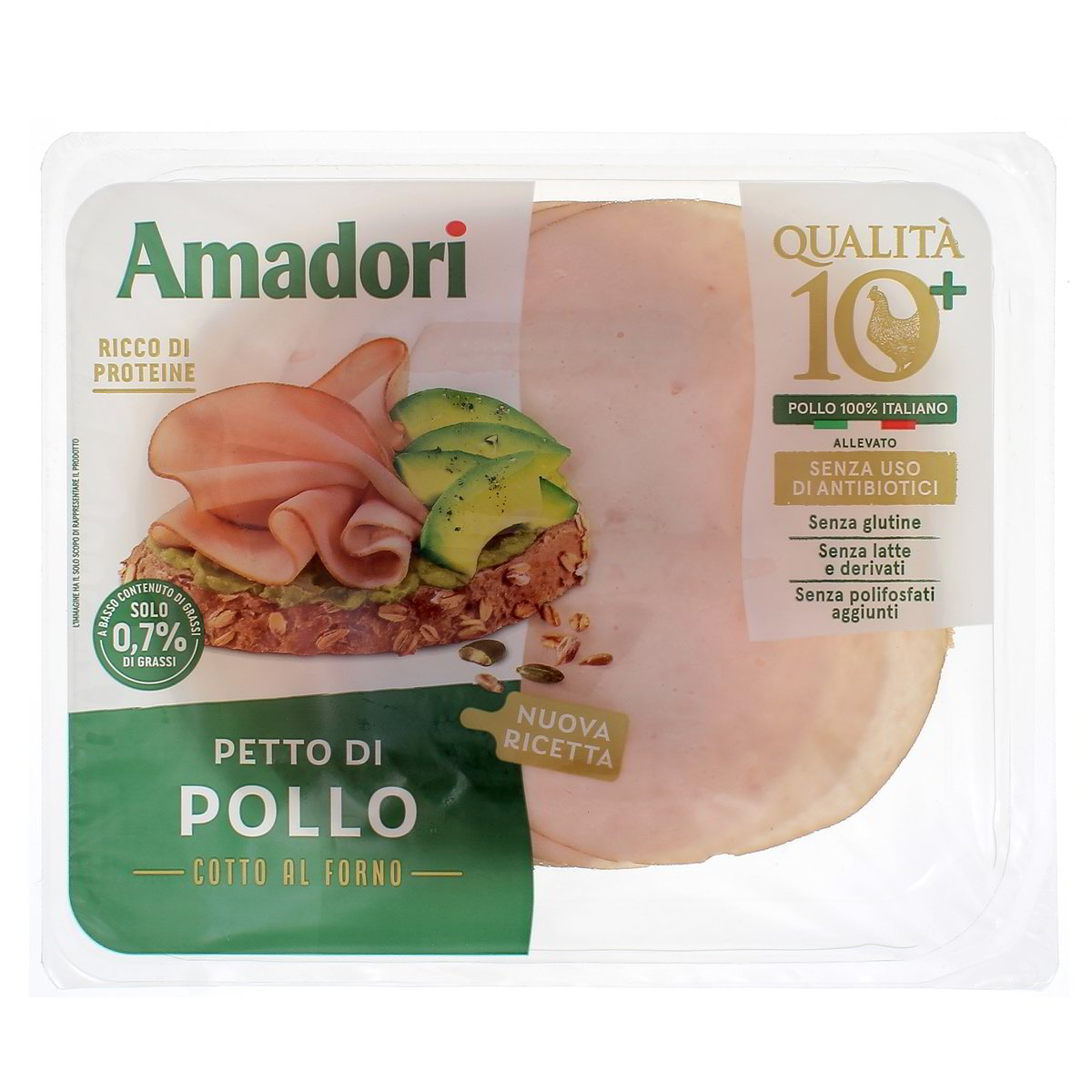 Amadori Petto Di Pollo Cotto Al Forno 100 g