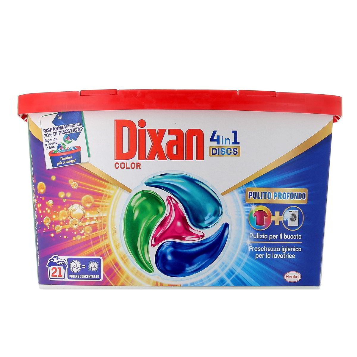 Dixan Discs Detersivo Color 4 In 1 21 pezzi