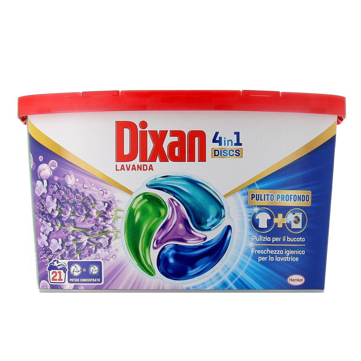Dixan Discs Detersivo Lavanda 4 In 1 21 pezzi