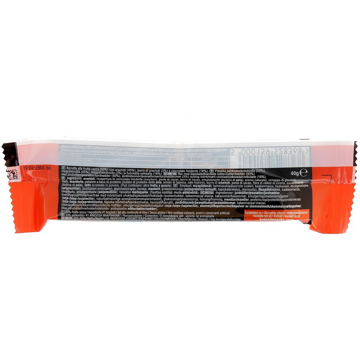 Be-Kind Barretta Peanut Butter Dark Chocolate 40 g — immagine 3