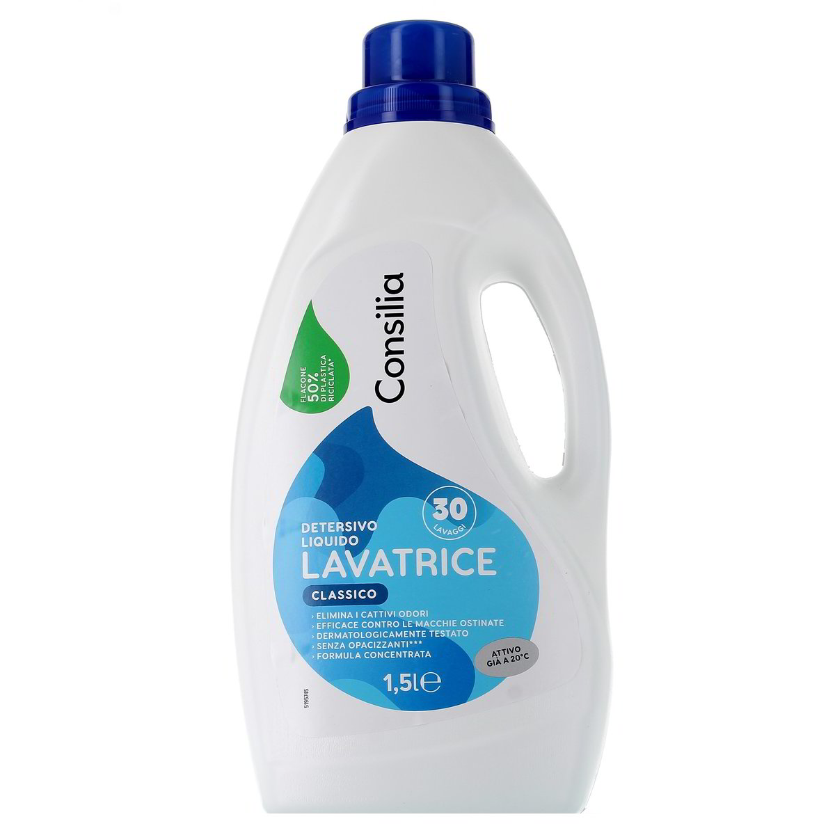 Consilia Detersivo Liquido Lavatrice Classico 30 Lavaggi 1,5 l